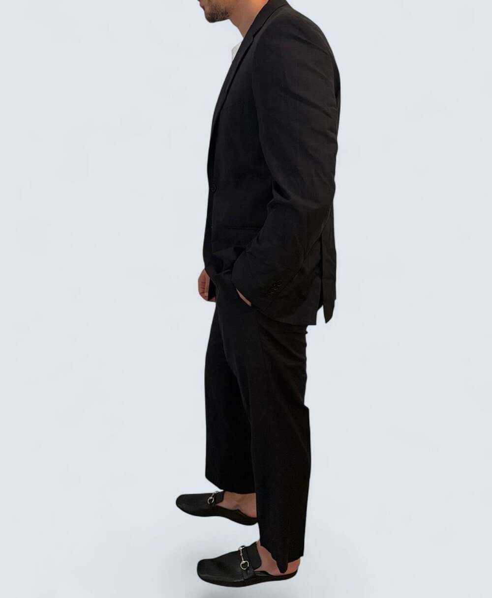 ERMENEGILDO ZEGNA Cloth Saks Fifth Avenue Suit 42R Wool Traveller Made in Italy - Picture 4 of 16